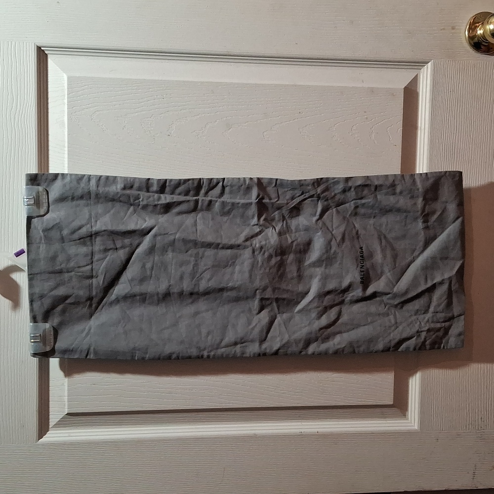 Balenciaga gray cotton dust bag